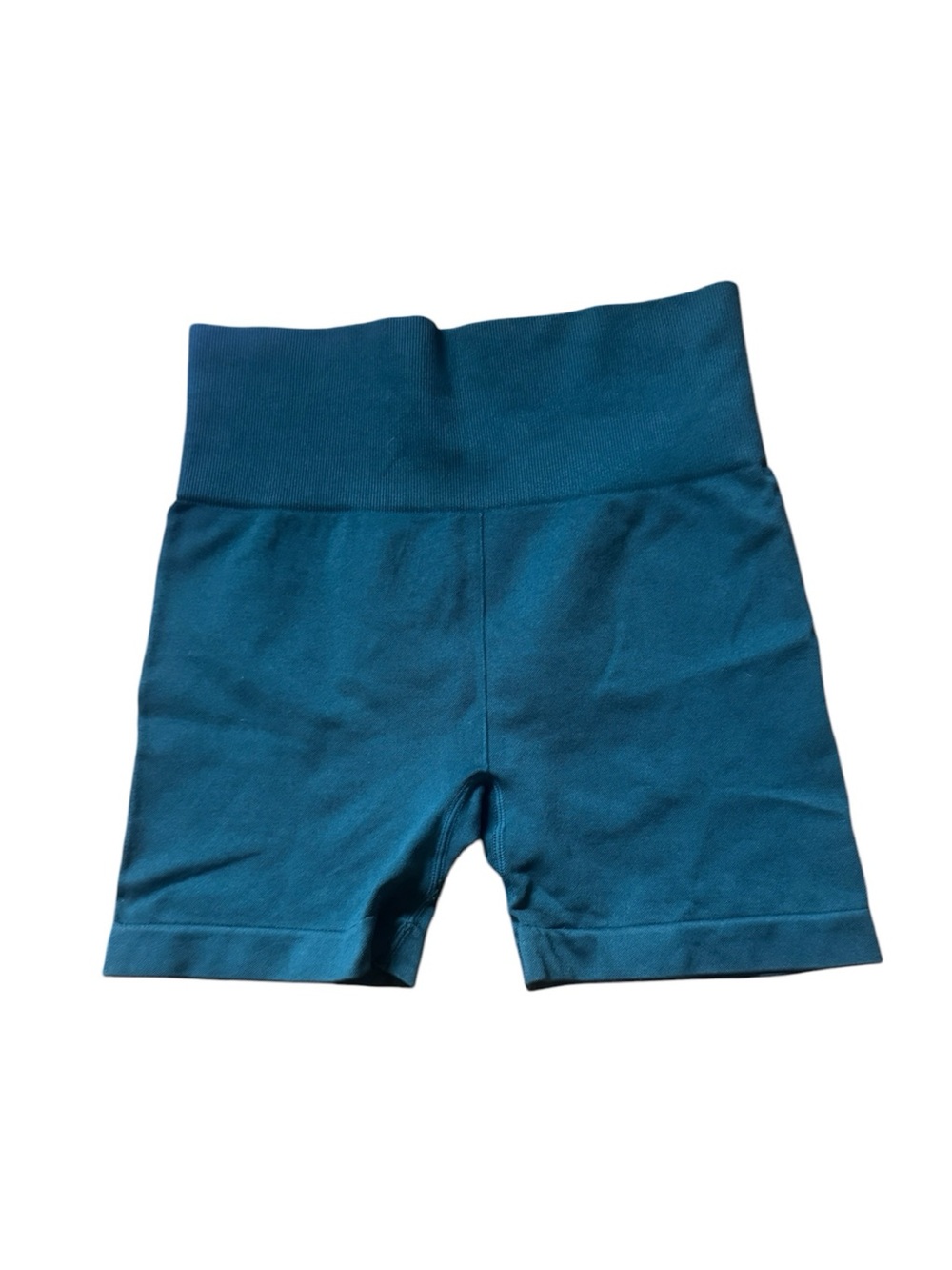 ZYIA Women’s Turquoise Activewear Biker Shorts Size Sz Medium
